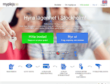 Tablet Screenshot of myplejs.se